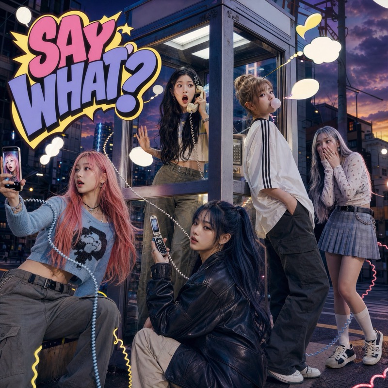 SAY WHAT? artwork