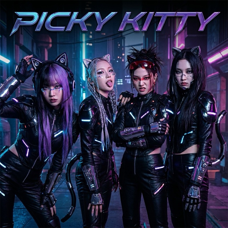 PICKY KITTY artwork
